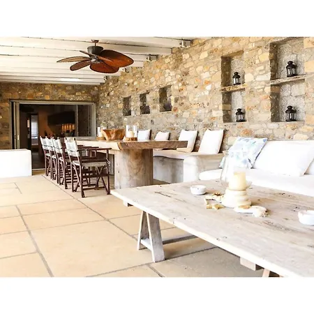 Outstanding Mykonos - 7 Bed - Bellacqua - Stunning Aegean Sea Views - Agios Stefanos Вилла Агиос-Стефанос