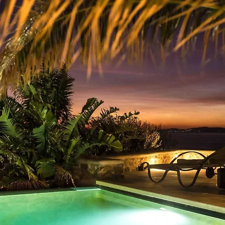 Вилла Outstanding Mykonos - 7 Bed - Bellacqua - Stunning Aegean Sea Views - Agios Stefanos