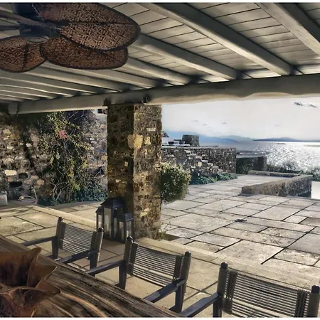 Вилла Outstanding Mykonos - 7 Bed - Bellacqua - Stunning Aegean Sea Views - Agios Stefanos Агиос-Стефанос